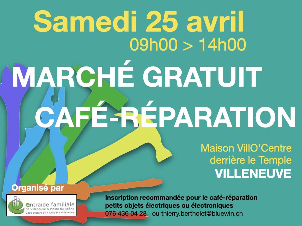 Repair Cafe - affiche