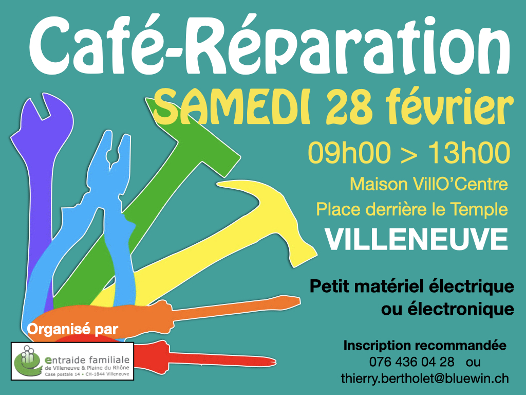 Repair Cafe - affiche